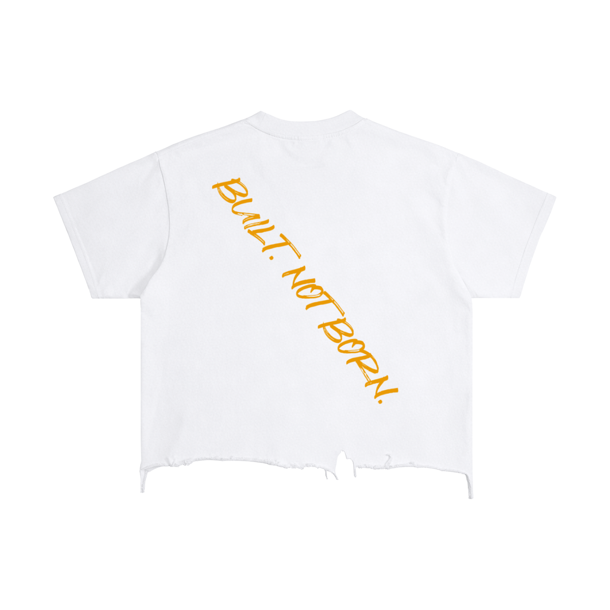 Vintage Wash Boxy Distressed Hem T-Shirt