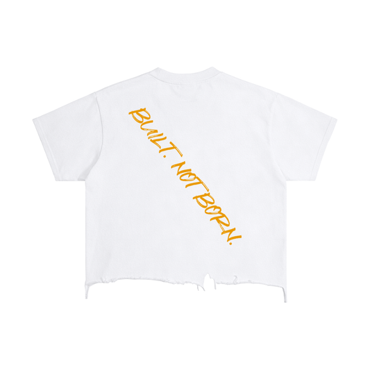 Vintage Wash Boxy Distressed Hem T-Shirt