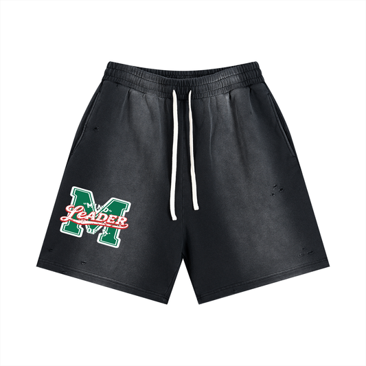 Sun Fade Distressed Shorts