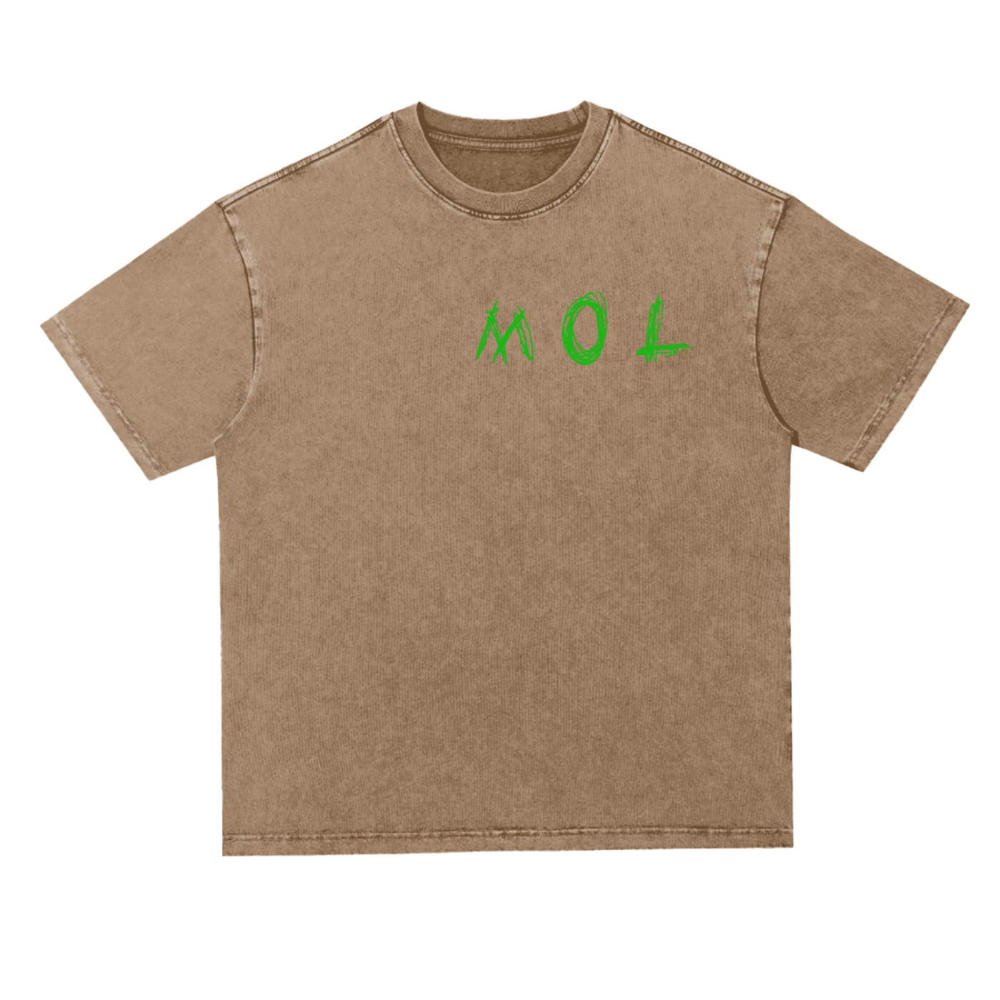 Heavyweight  Oversize Acid Wash Tee - 300 GSM