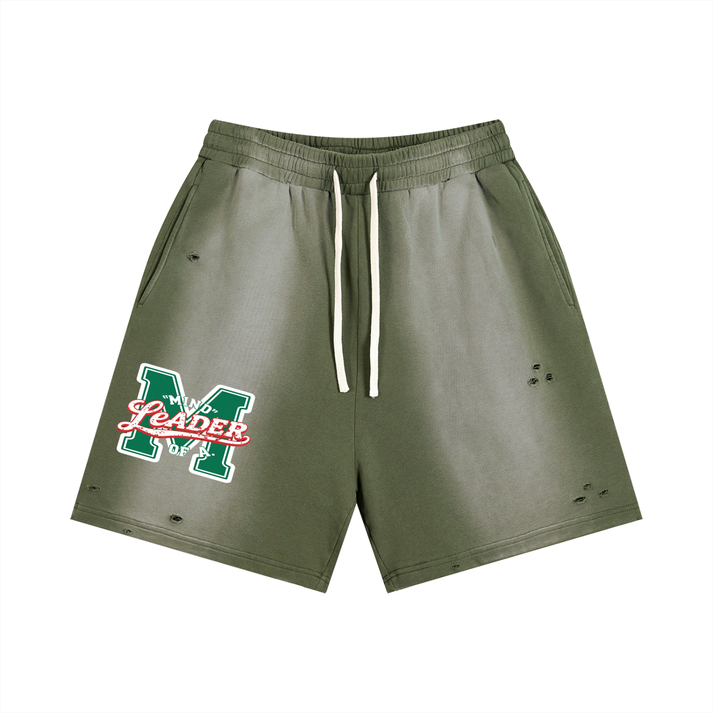 Sun Fade Distressed Shorts